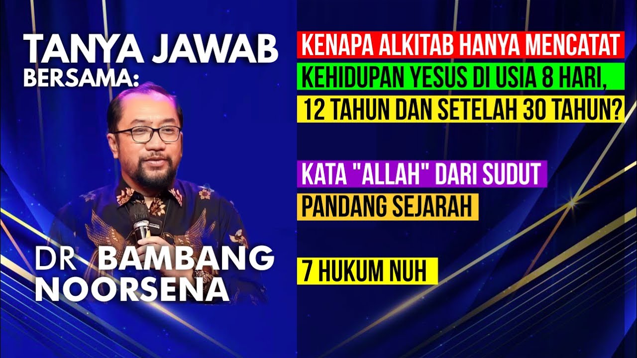 DR BAMBANG NOORSENA = TALKSHOW 1 