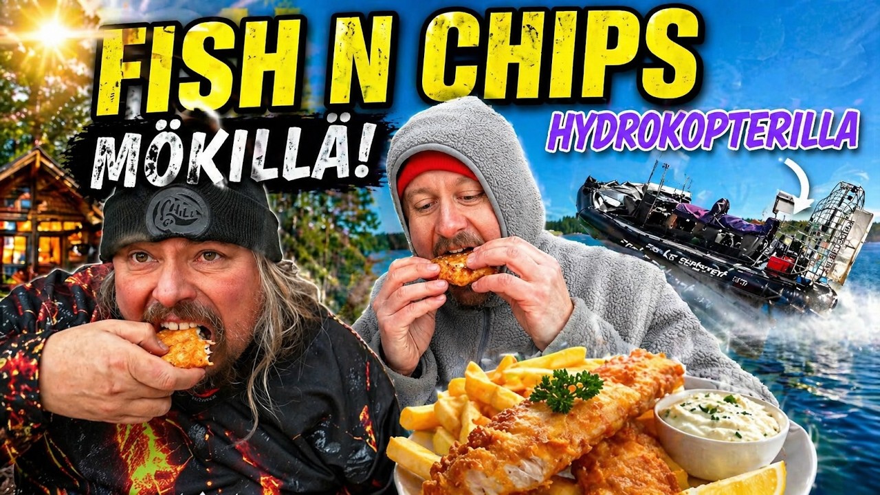 MENTII HYDROKOPTERILLA TEKEE FISH N' CHIPSIT!? 🤯🍟