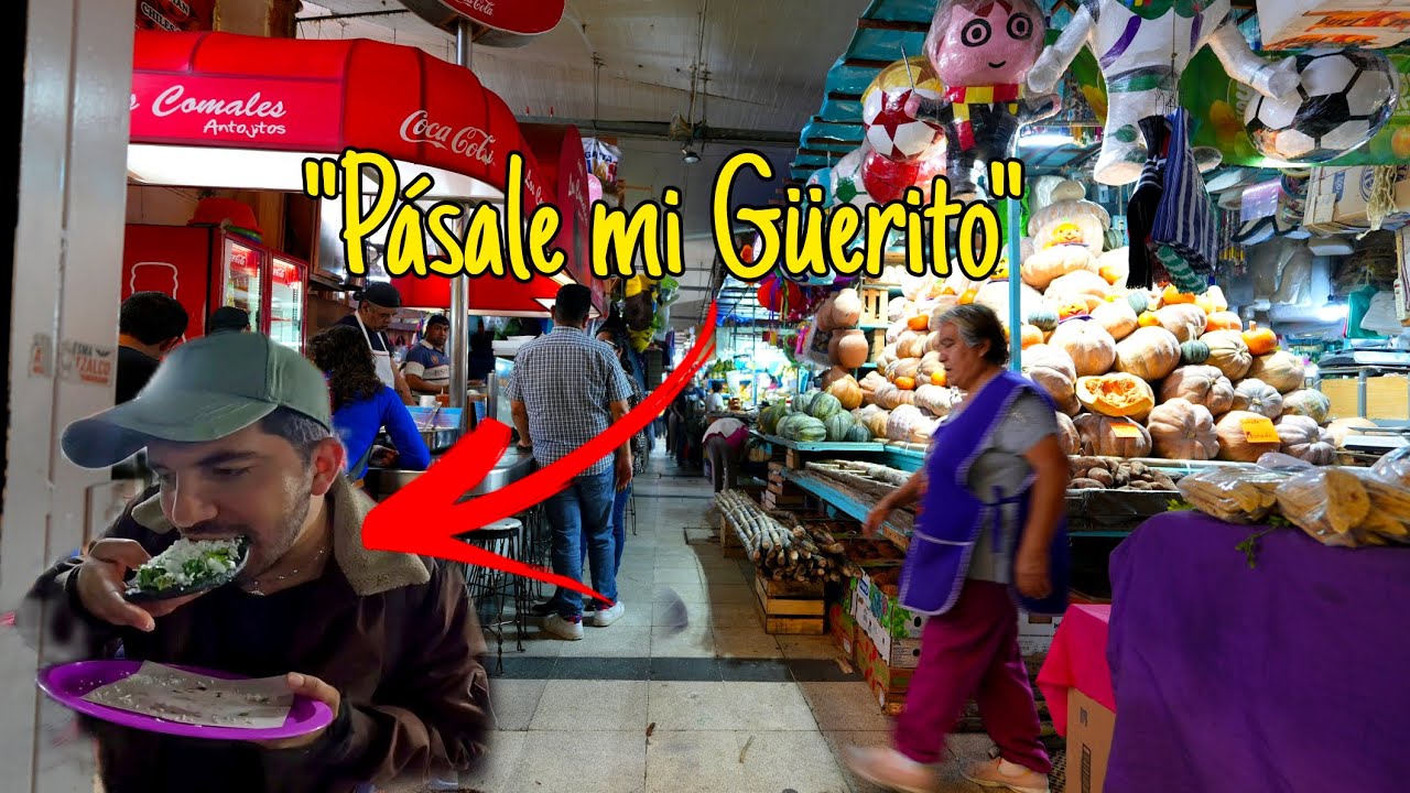 Así me CHULEAN en un mercado de México. MERCADO AZCAPOTZALCO #mexico