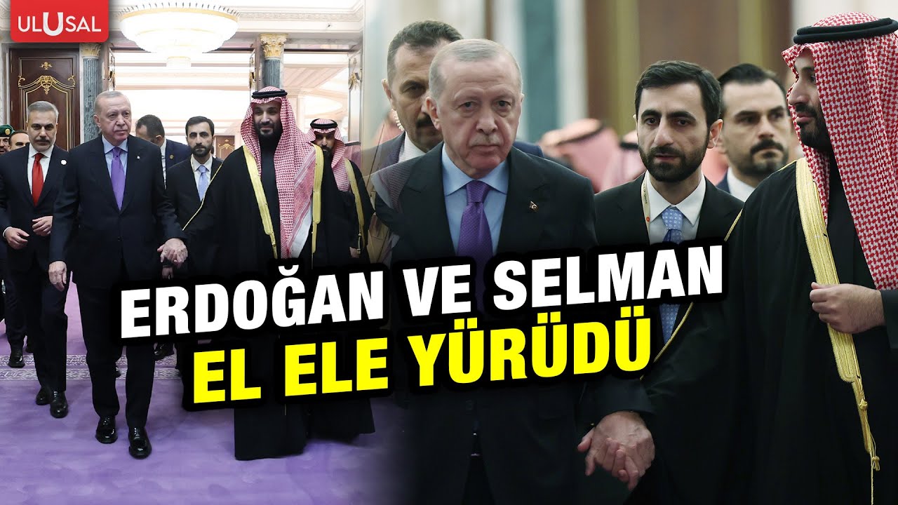 Suudi Arabistan Veliaht Prensi Selman ve Cumhurbaşkanı Erdoğan Riyad'ta bir araya geldi
