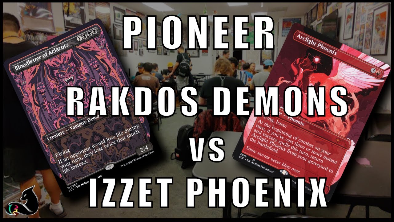 PAPER PIONEER IS ALIVE! | Rakdos Demons vs Izzet Phoenix!