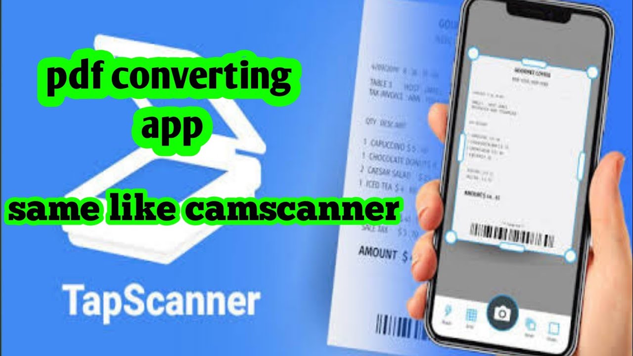 photo to pdf converting app tap scanner