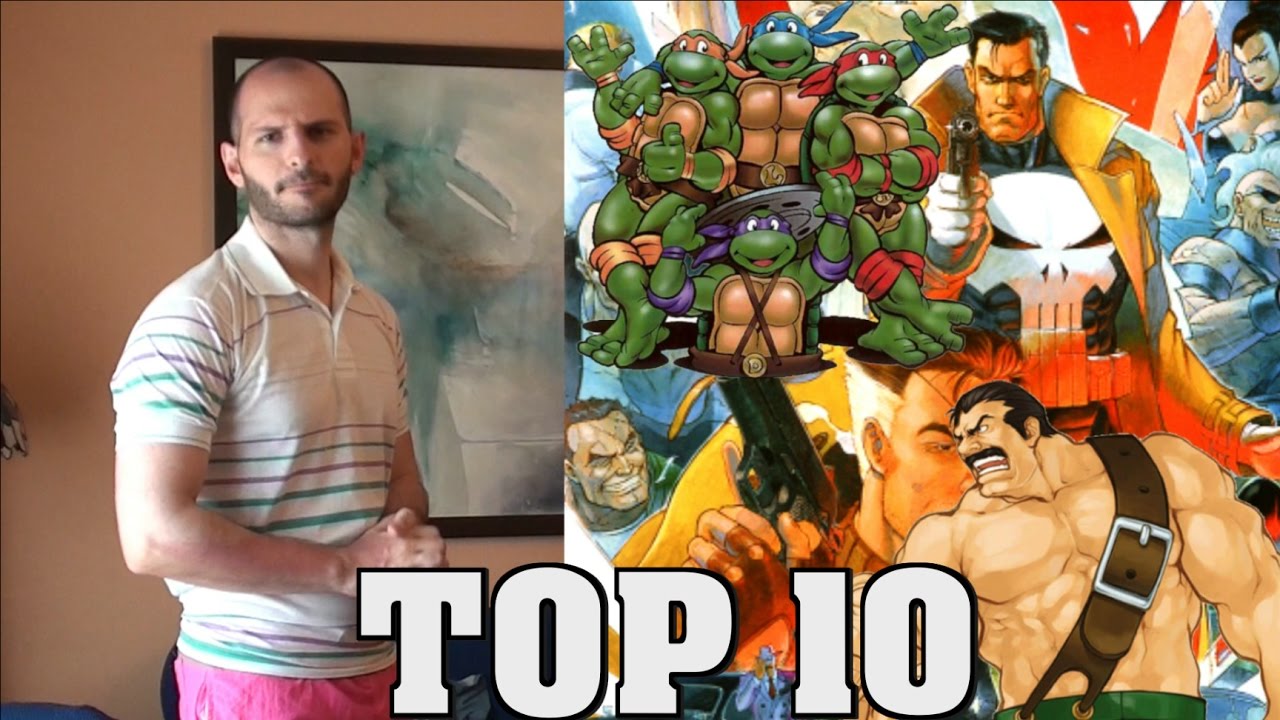 TOP 10 - ¡¡¡MEJORES JUEGOS ARCADE BEAT ´ EM UP!!! - Sasel - Palos - Peleas - Español - Máquinas