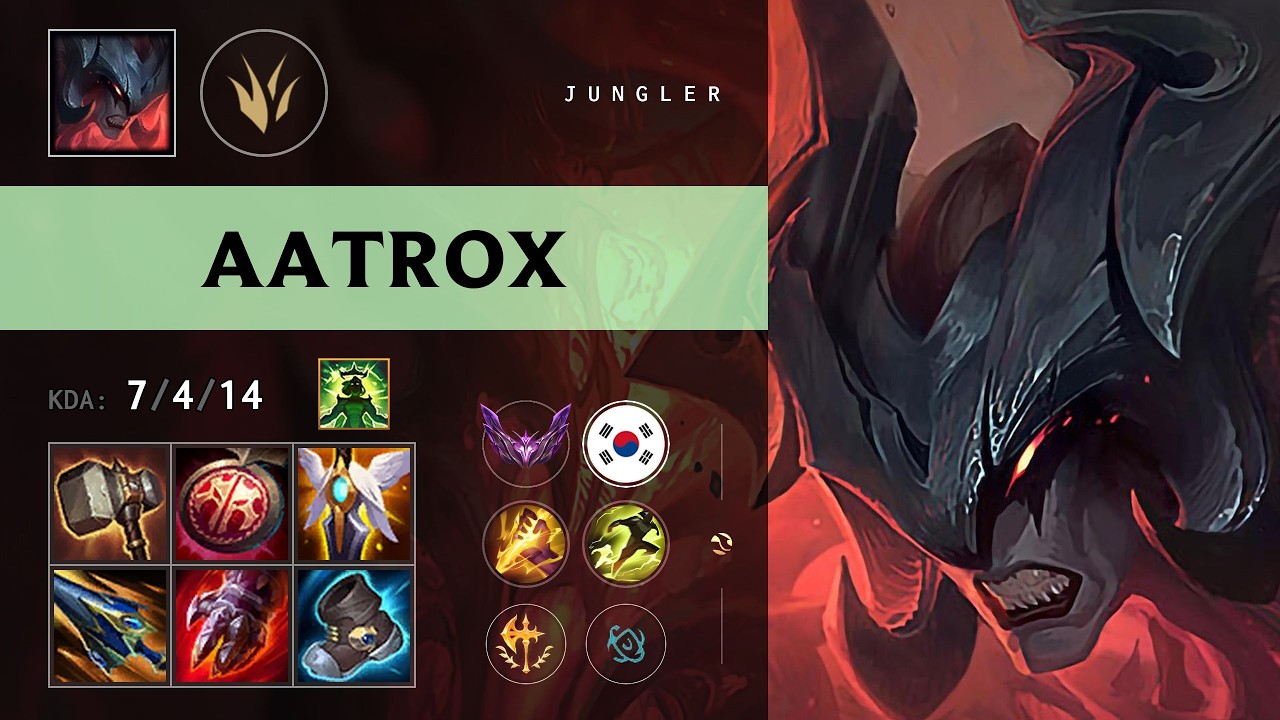 Aatrox Jungle vs Viego - KR Master Patch 26.11
