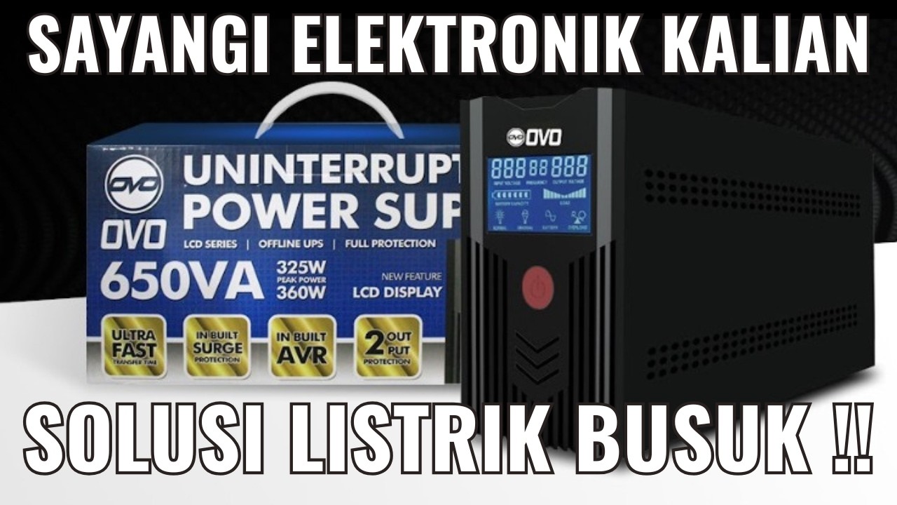 MELINDUNGI ELEKTRONIK DARI KUALITAS LISTRIK BUSUK #CGM11COMPUTER