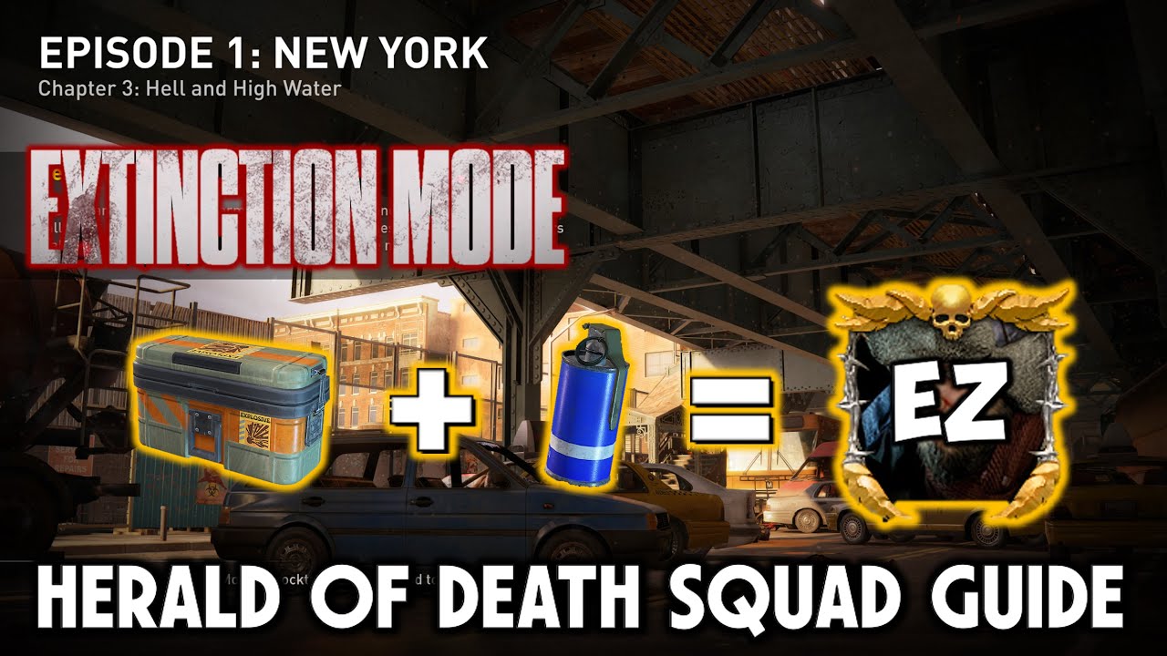 Extinction Herald of Death Guided Squad Run in New York 3 (Infinite Masking w Fixers) - World War Z