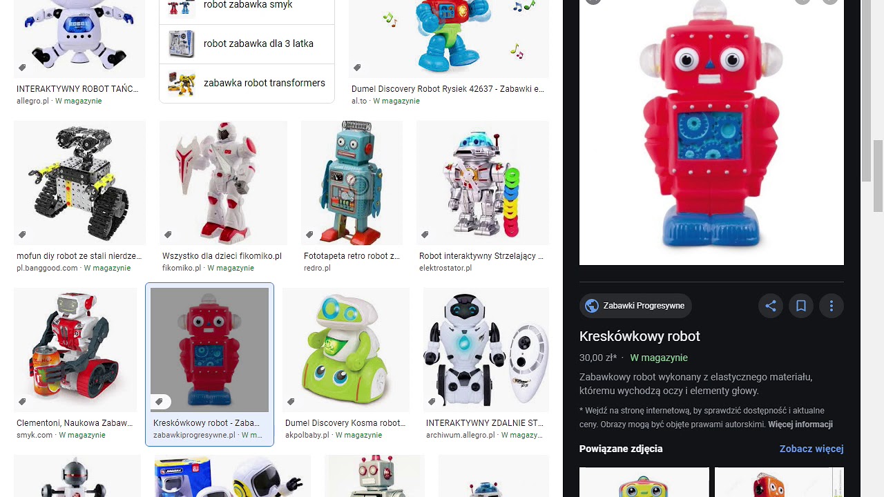 Edukacja informatyczna kl. 1 - projektujemy naszego robota - ćwiczenia Paint. PSP Wolanów