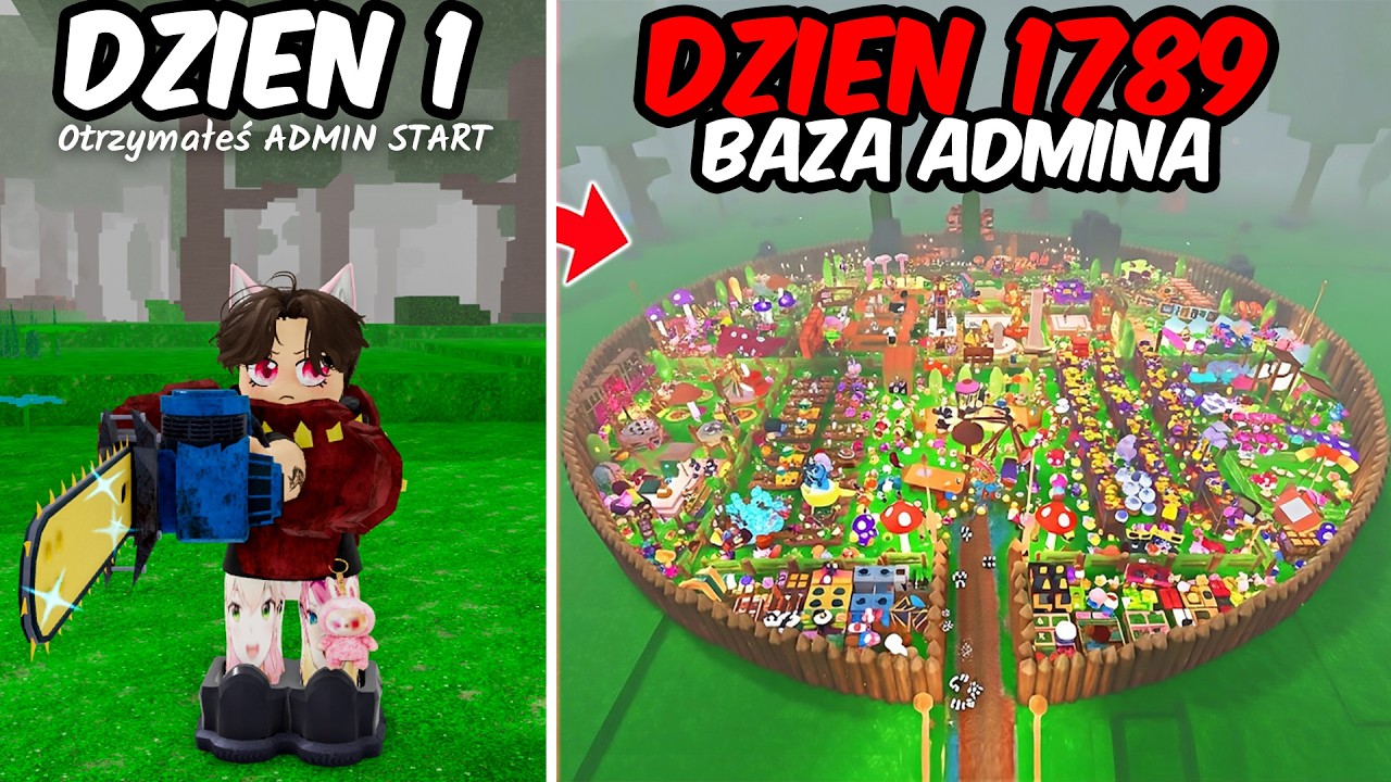 ZBUDOWALIŚMY BAZĘ ADMINA w 99 Nocy w Lesie! (z adminem)