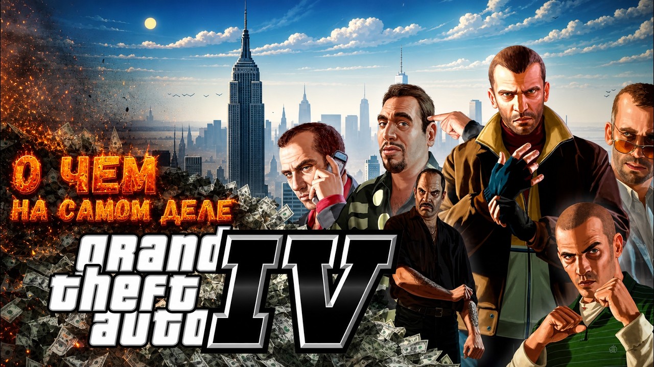 ПОЧЕМУ НИКО не УБРАЛ БУЛГАРИНА ? | Смысл GTA IV | Разбор сюжета игры |