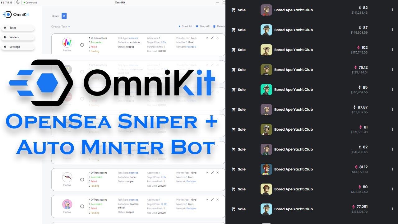Omnikit NFT Bot Initial Setup Guide + Walkthrough