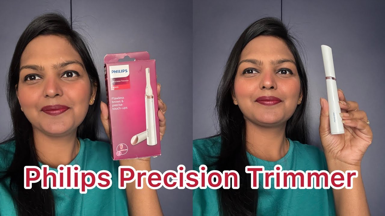Philips Precision Trimmer Flawless Brows & Precise Touch-ups || Pen Trimmer || Honest Review & Demo