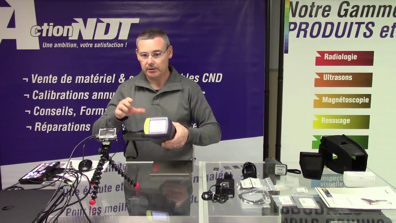 Présentation de l'analyseur XRF portable Spectro xSort sur l'application PMI.