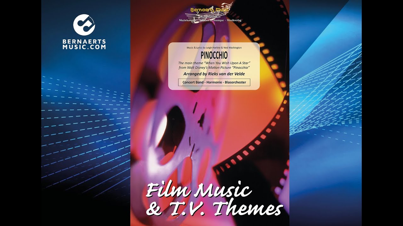 PINOCCHIO - Leigh Harling & Ned Washington, arr. Rieks van der Velde - Concert Band Version