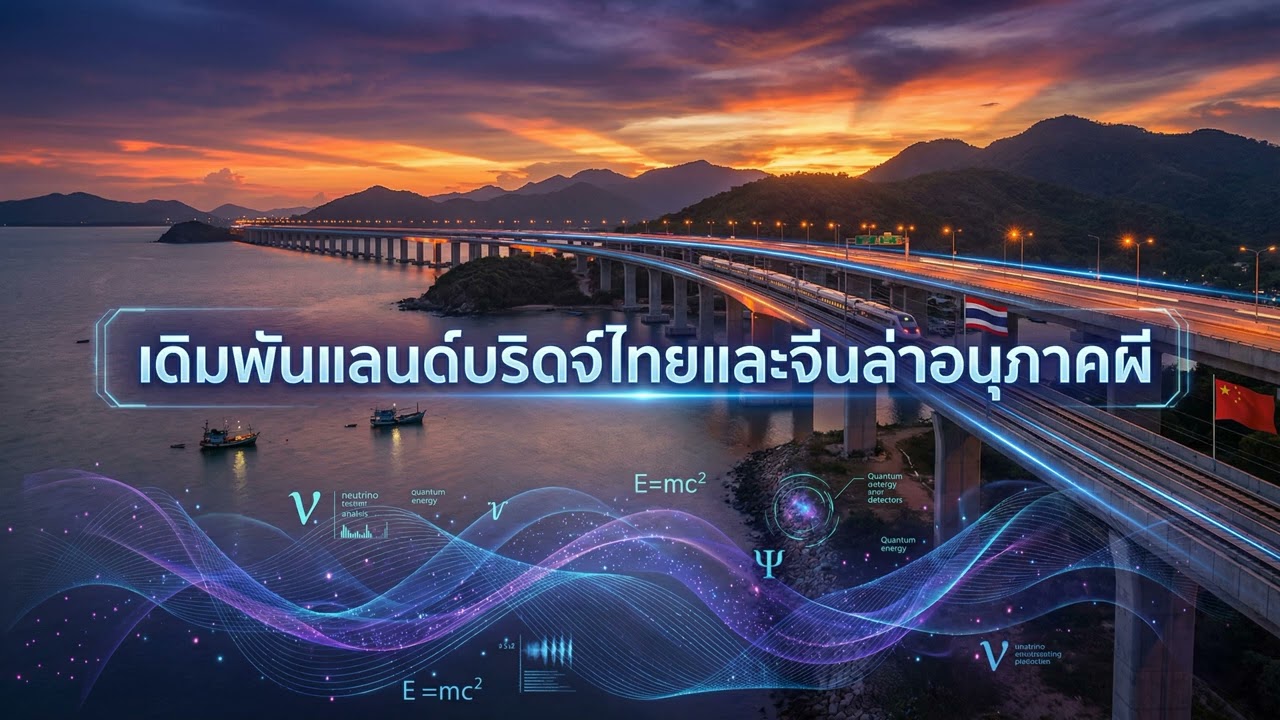 เดิมพันแลนด์บริดจ์ไทยและจีนล่าอนุภาคผี