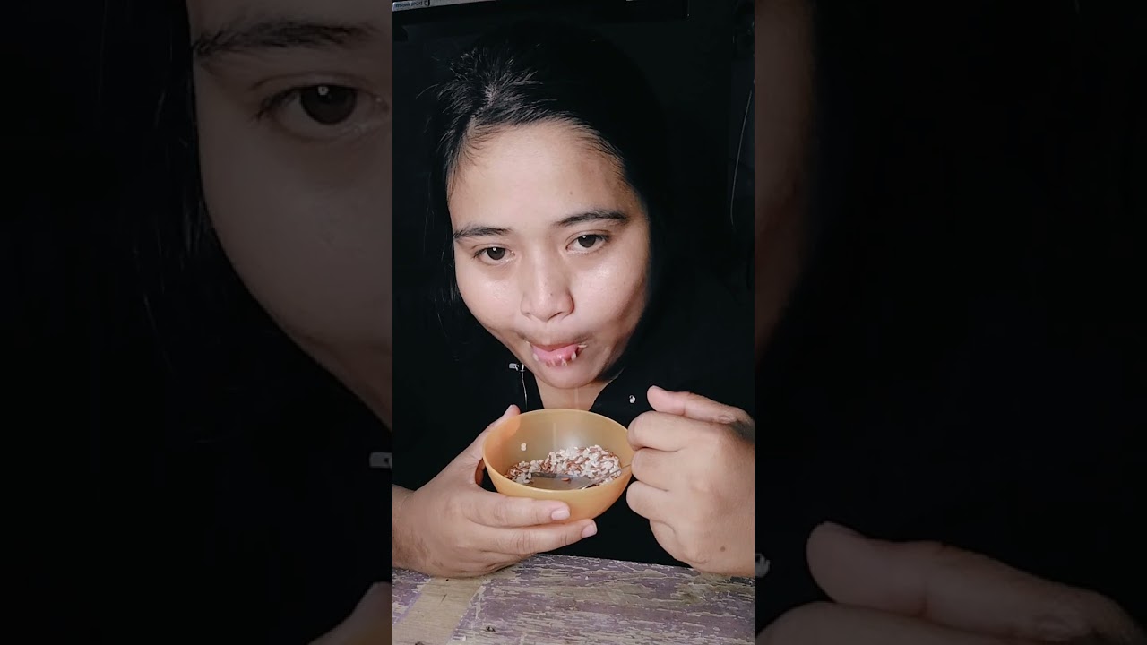 asmr beras japonica di campur beras merah