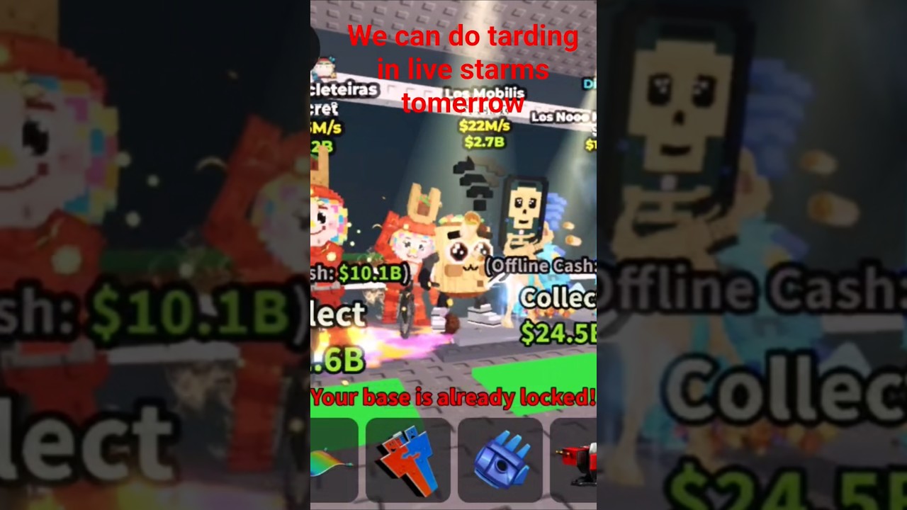 we can do the tarde tomorrow in live starmse