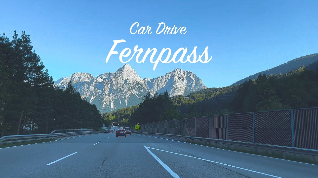 Car Drive 4K - Fernpass in Tyrol