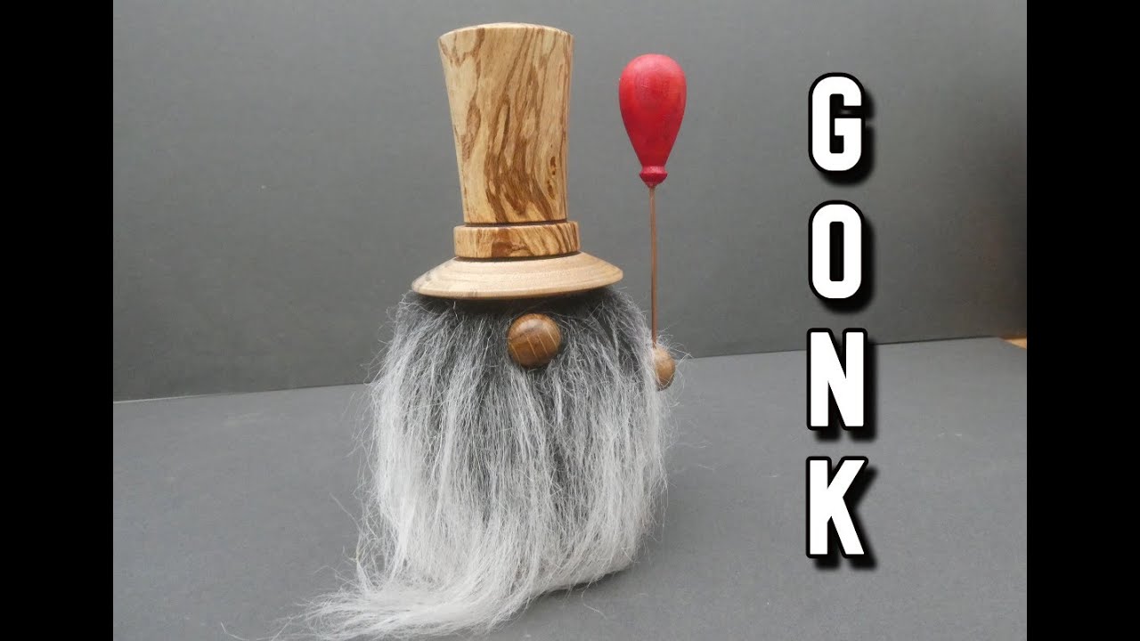 20 min. Great gift or easy craft sale!.. #Woodturning #Gonk