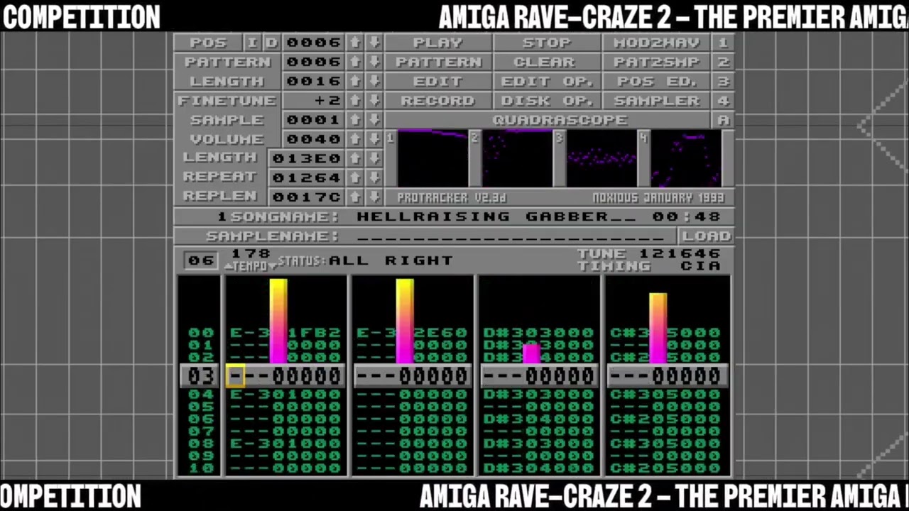 lfo - Hellraising Gabber (Amiga Rave-Craze II Stream Clip)