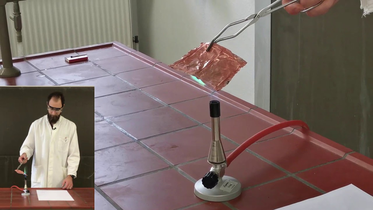 Die endotherme Reaktion - am Beispiel von Kupferoxid