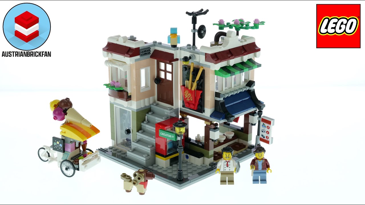 LEGO Creator 31131 Downtown Noodle Shop Speed Build