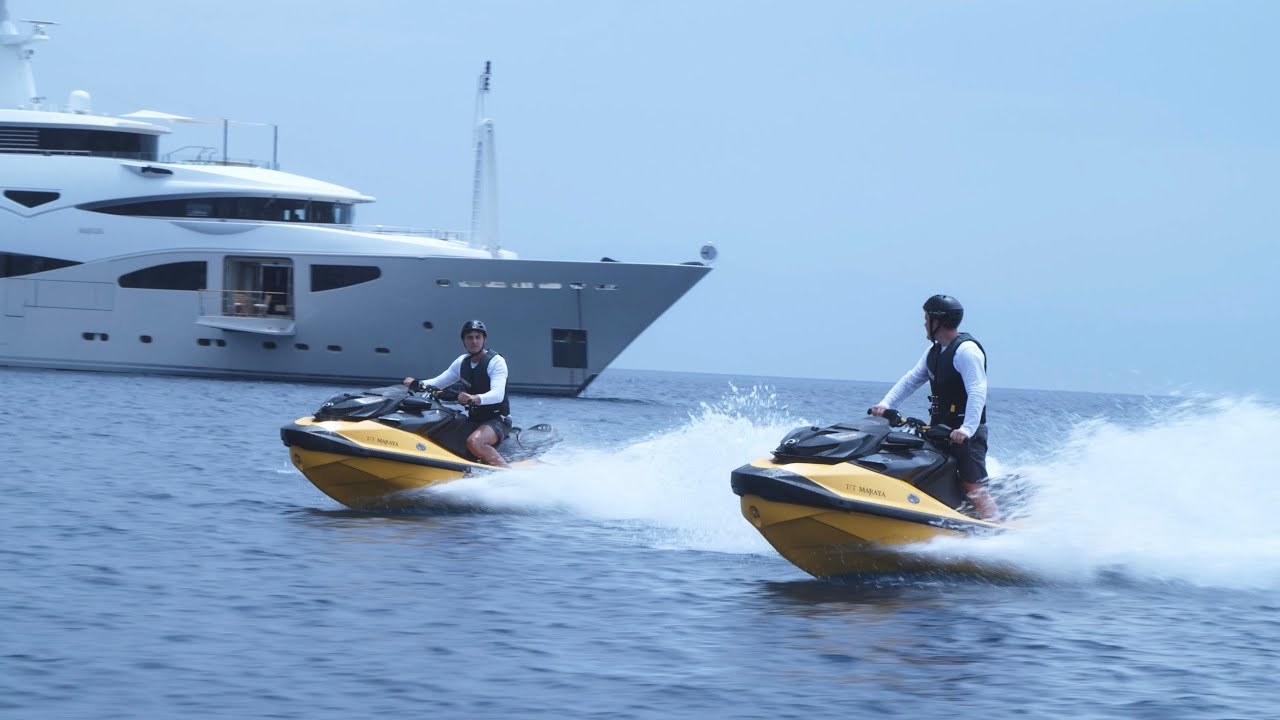 Life on board MARAYA Super Yacht - Available for Charter