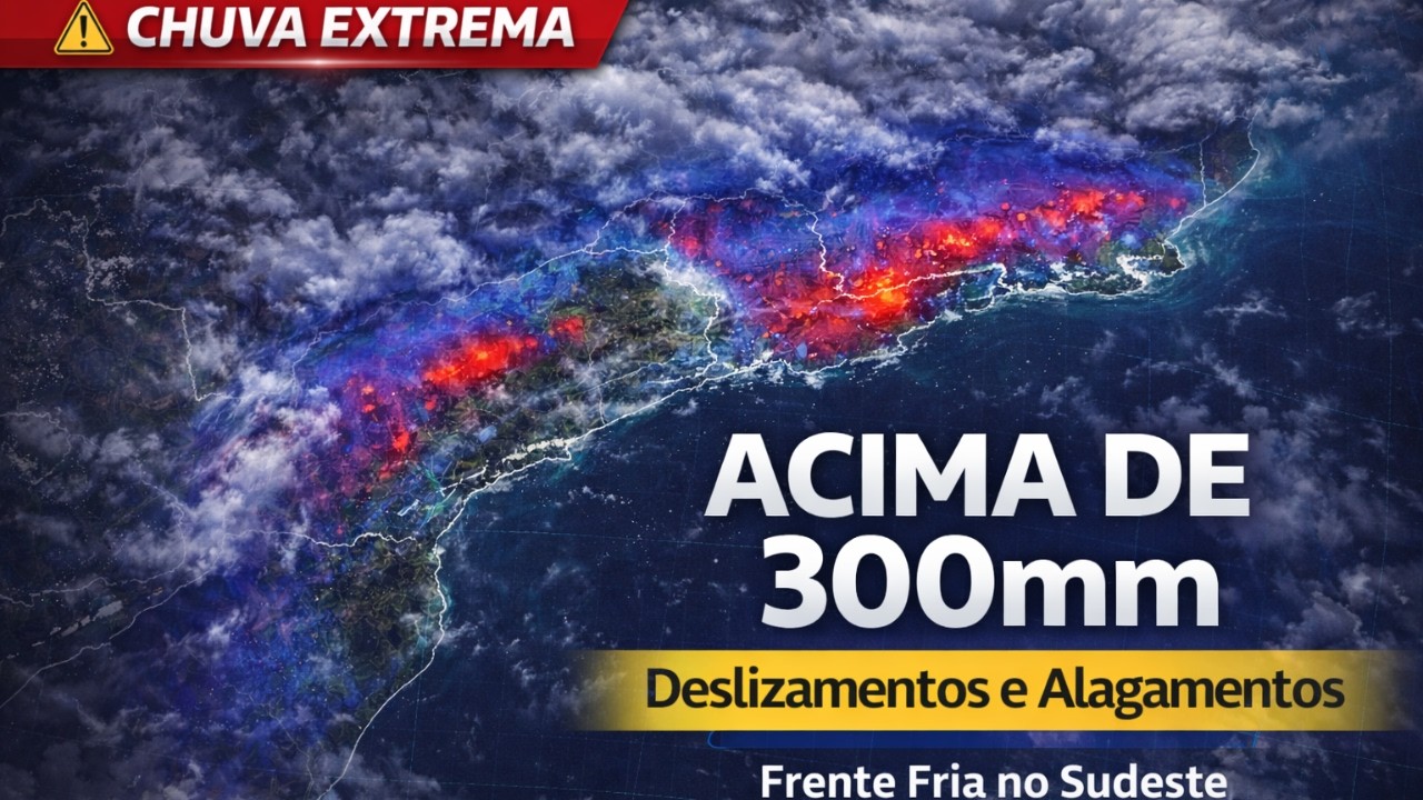 TEMPORAIS EXTREMOS NO SUDESTE 🇧🇷 Chuvas acima de 300 mm, alagamentos e deslizamentos