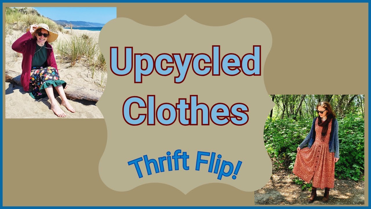 Upcycled Clothes: thrift-flipped dress and t-shirt!