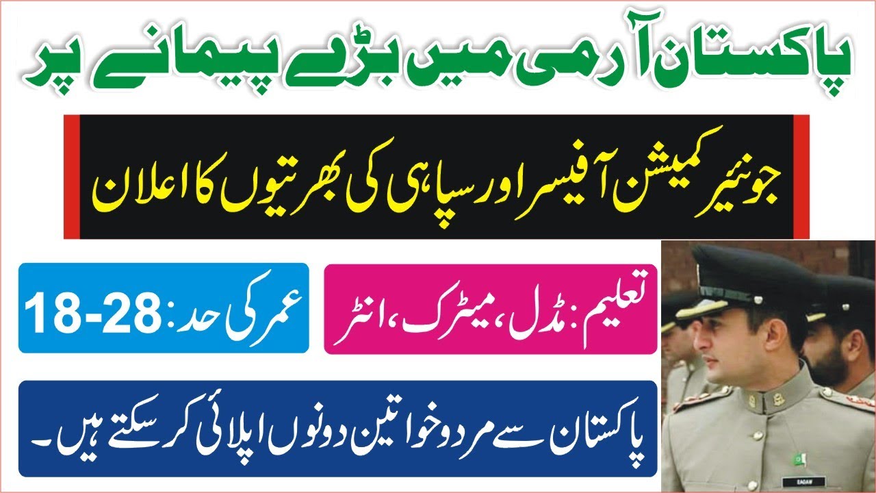 Pak Army October Jobs 2020|Pak Army Sipahi Jobs 2020|Pak Army Jobs 2020|How to Apply Online in Army|