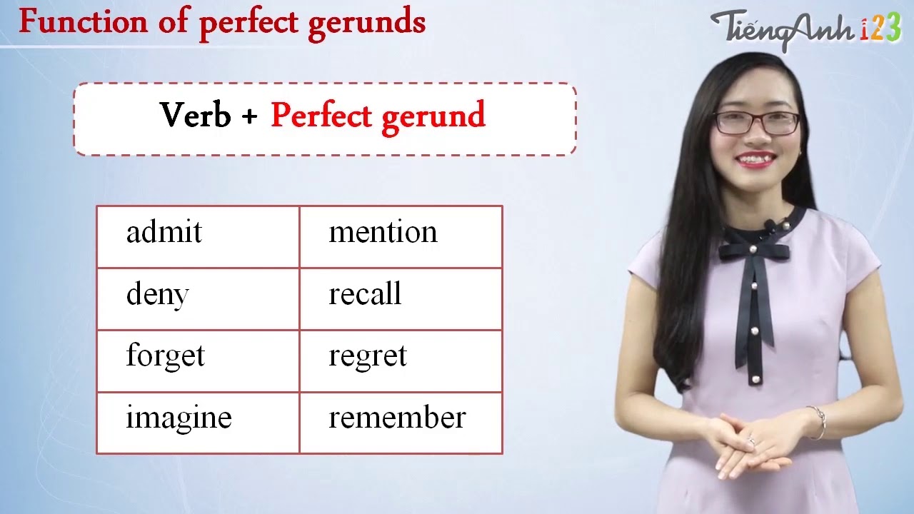perfect gerunds perfect participles