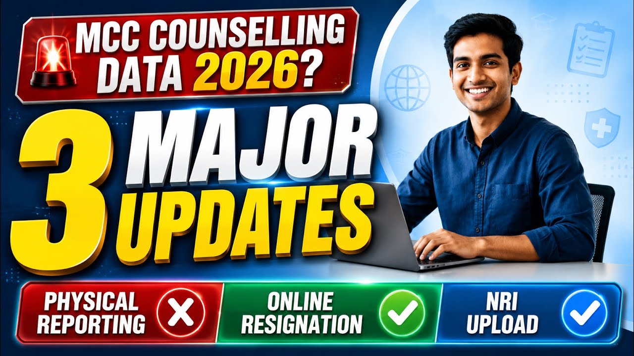 MCC Counselling 2026 Latest Update? | 3 Major Changes Every NEET Student Must Know  