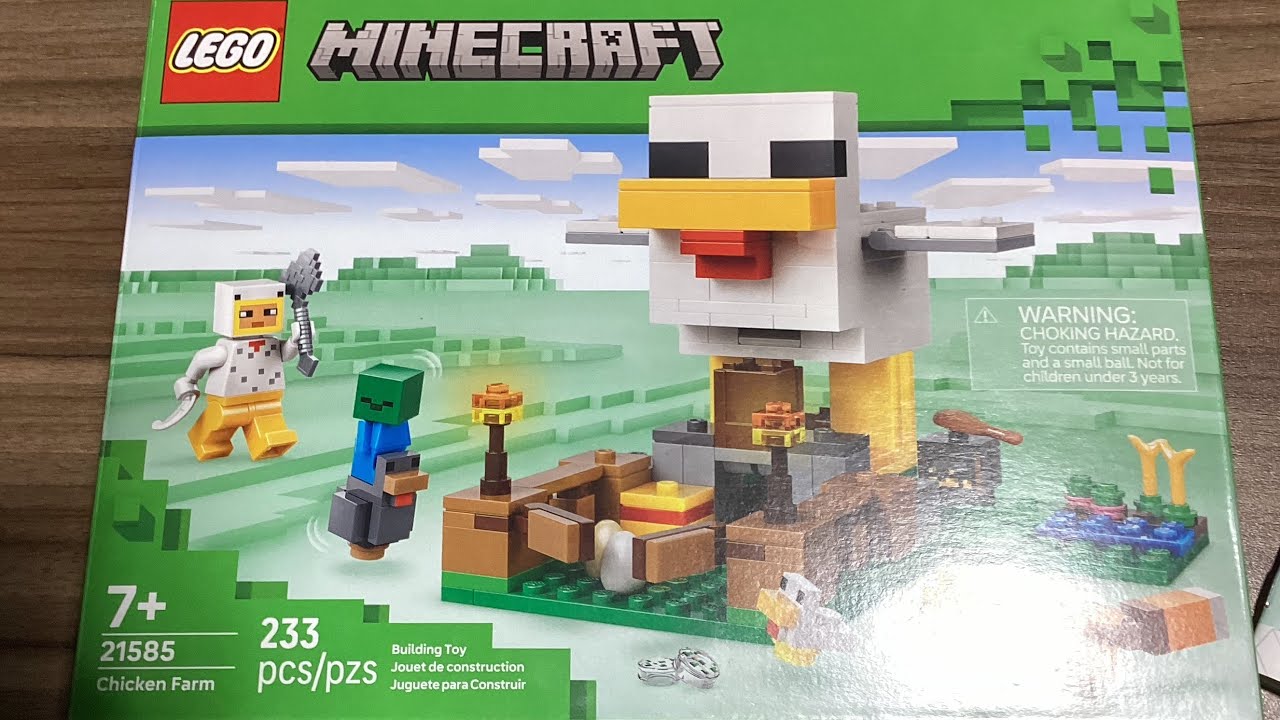 Lego Minecraft Chicken Farm Build!