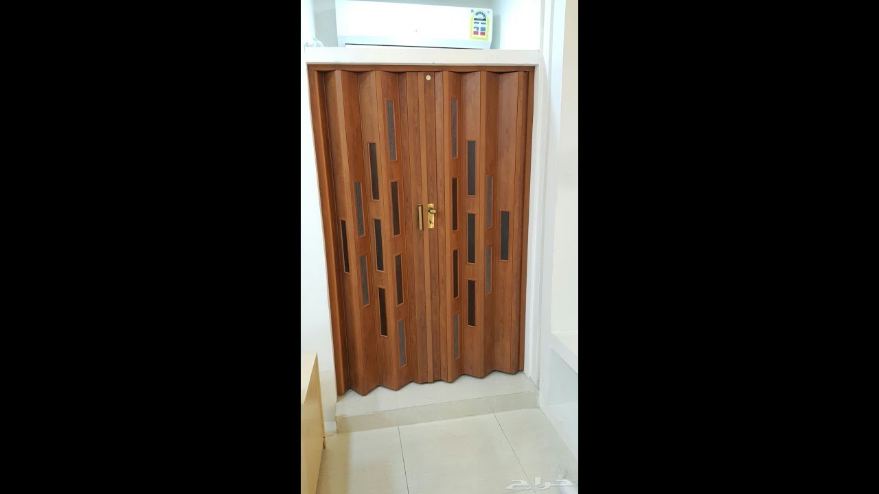 ابواب اكورديون - أبواب أكورديون أرضيات باركية - اشكال ابواب جرار
