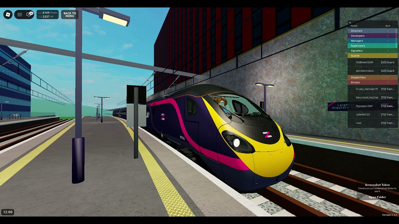 train from leighton city to stepford road and back 5/5/15