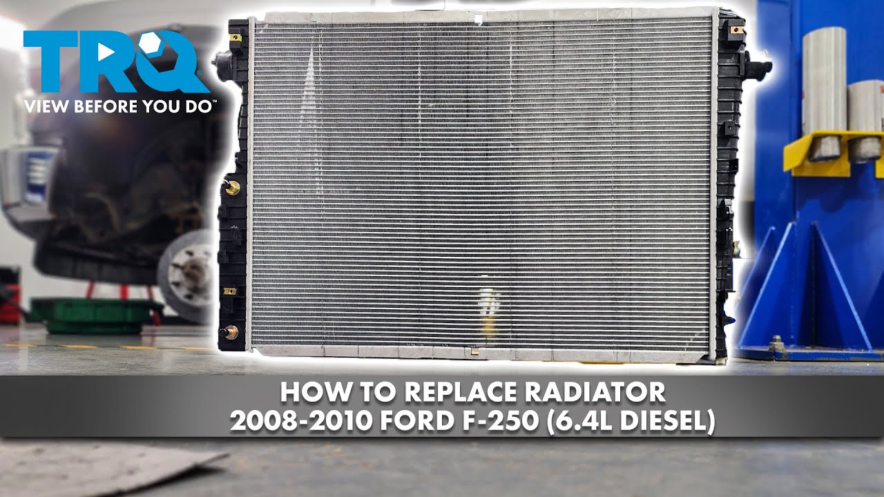 How to Replace Radiator 2008-2010 Ford F-250