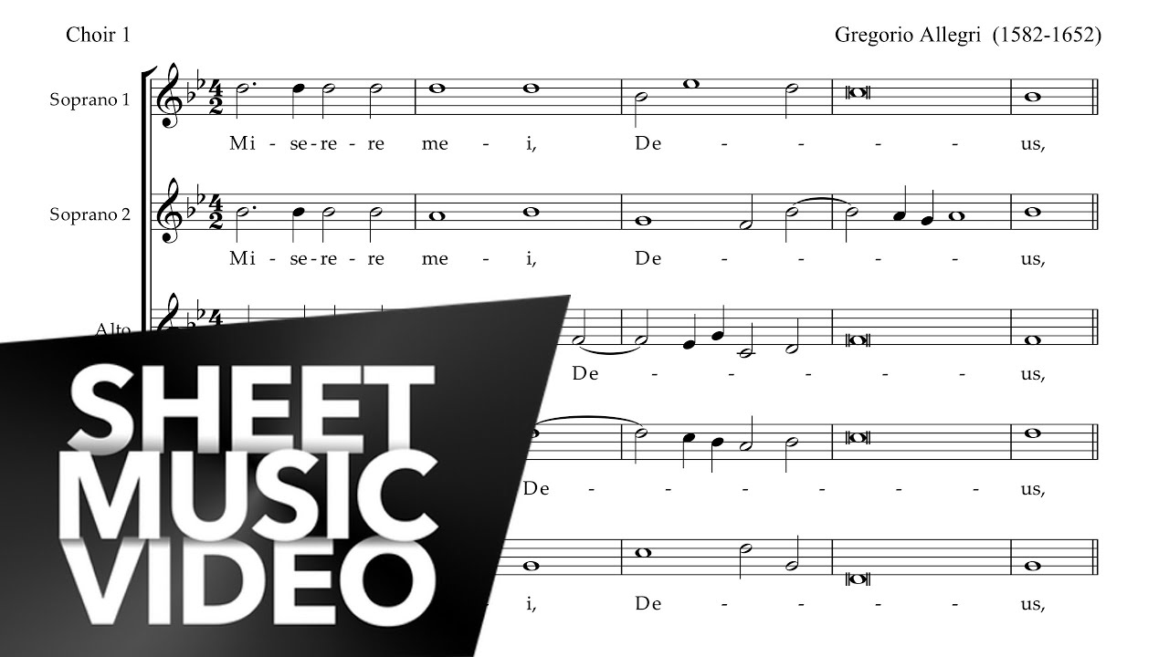 Allegri Miserere - Tenebrae