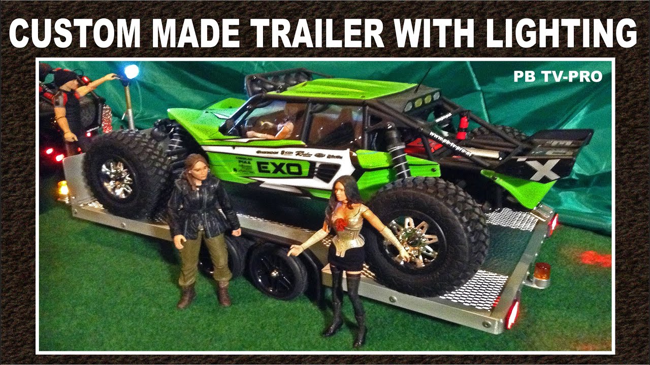 RC Trailer with Lighting - How to build a trailer / Pete Bacoh's Garage