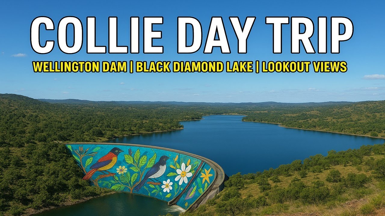 Collie Day Trip from Perth | Wellington Dam, Black Diamond Lake & Lookout Views #australia #travel