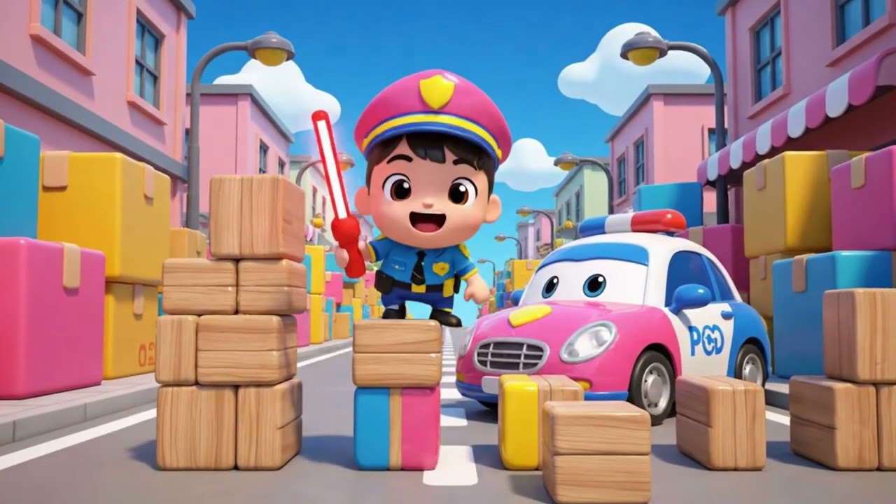 The Wheels on the Police Car | Kids Music Compilation