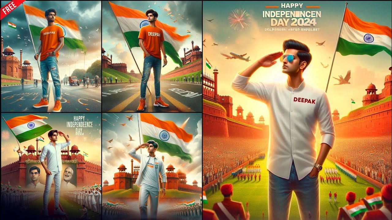 independence day ai photo editing। 15 august ai photo editing। independence day ai image create