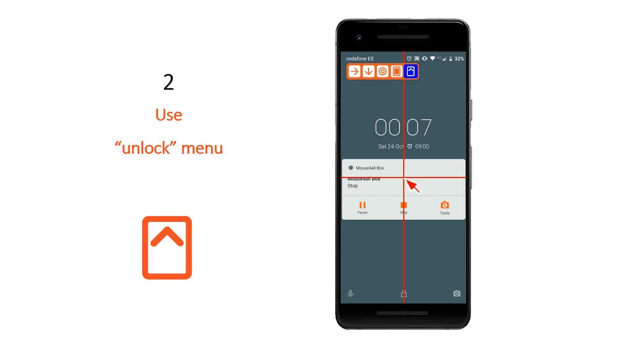 Unlocking your Android phone with Mouse4all