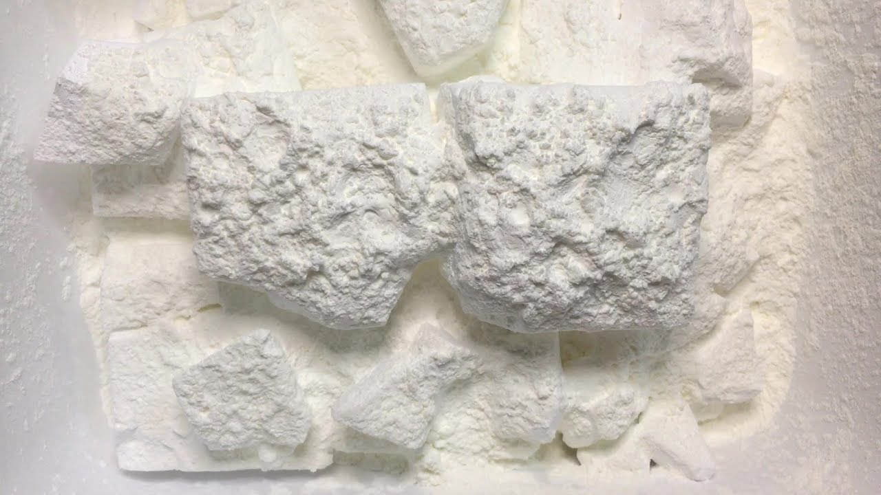 🤍 8 Blocks of BSN Gym Chalk with Corn Starch Crumble | Powder Pour 🤍
