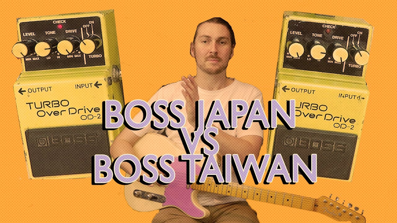 BOSS Япония против BOSS Тайвань | Сравнение двух Boss OD-2! | Есть ли разница???