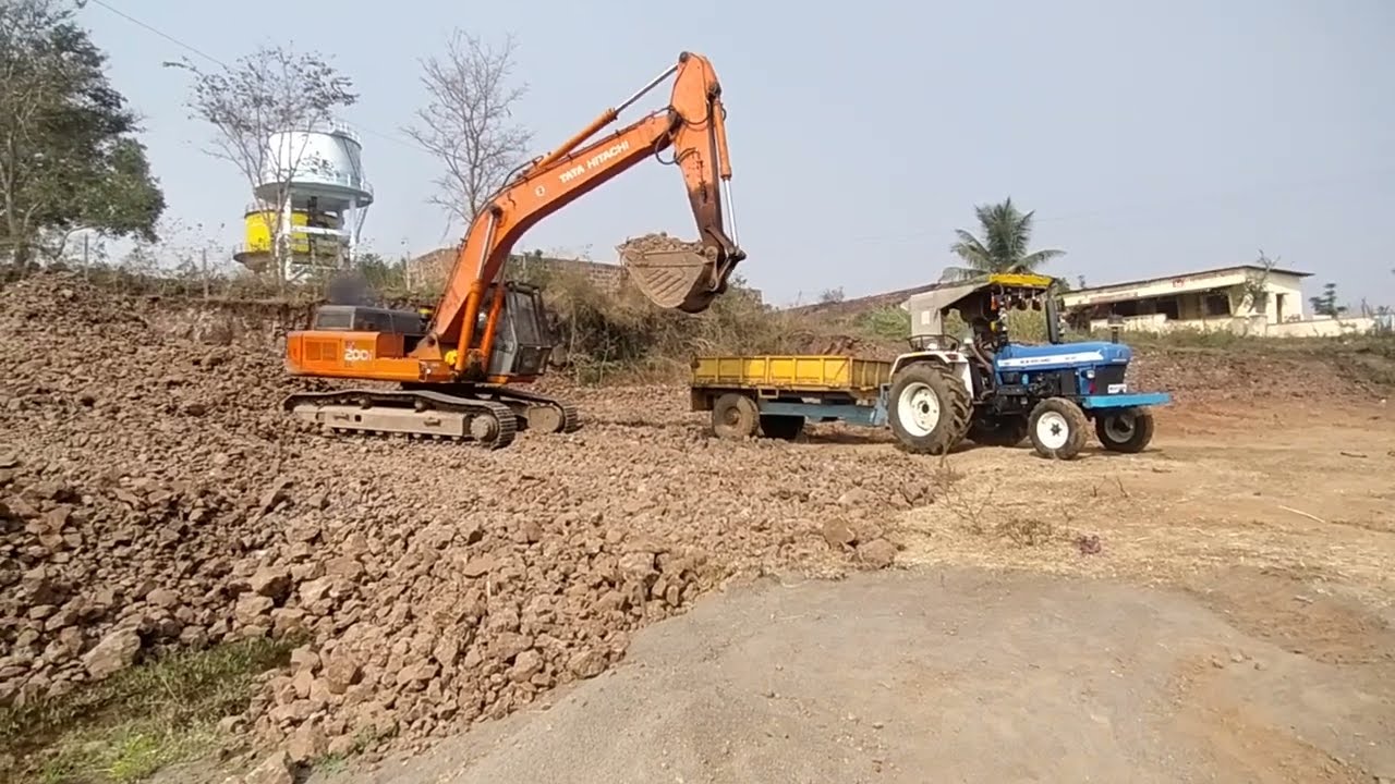 TATA HITACHI LOADING WORK🚫 🔥