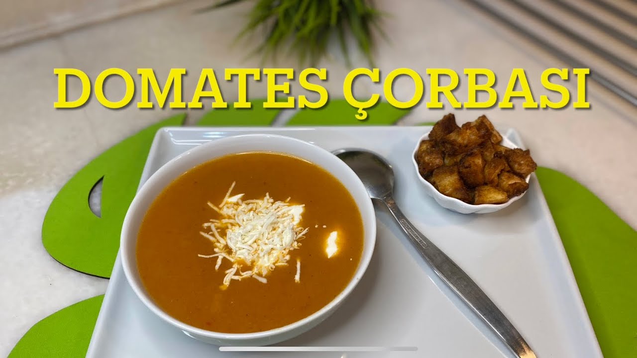 DOMATES 🍅 ÇORBASI/İFTAR VAKTİ YAKLAŞIYOR SÜPER LEZZETLİ ÇORBAYI KALKIN YAPIN /MÜDAVİMİ OLACAKSINIZ