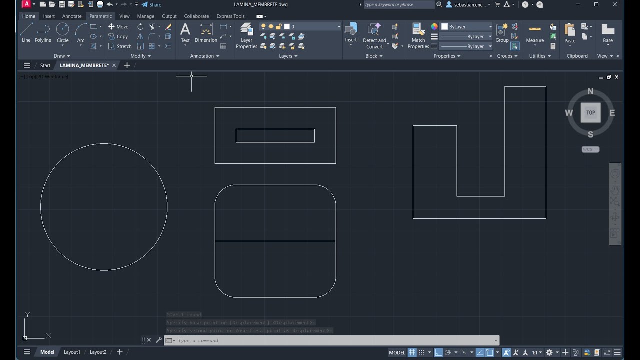 Uso de capas, bloques y acotación – AutoCAD 2D