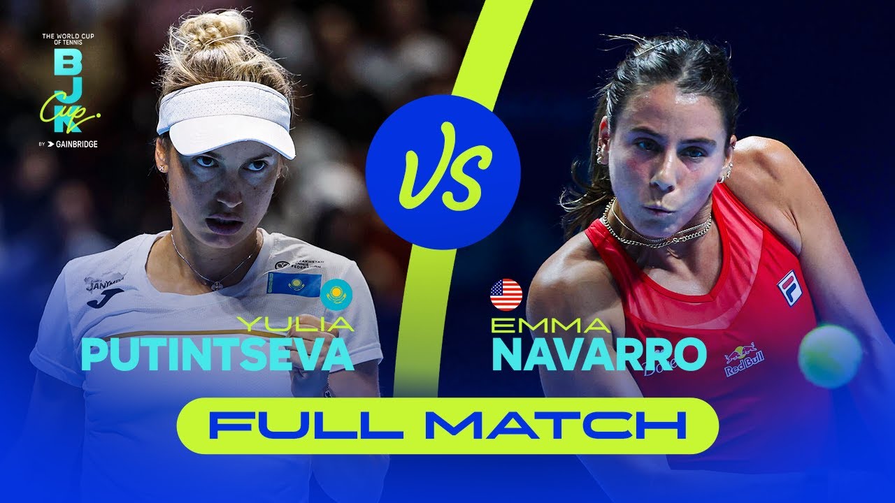 Yulia Putintseva (KAZ) v Emma Navarro (USA) | 2025 Billie Jean King Cup Finals | FULL MATCH