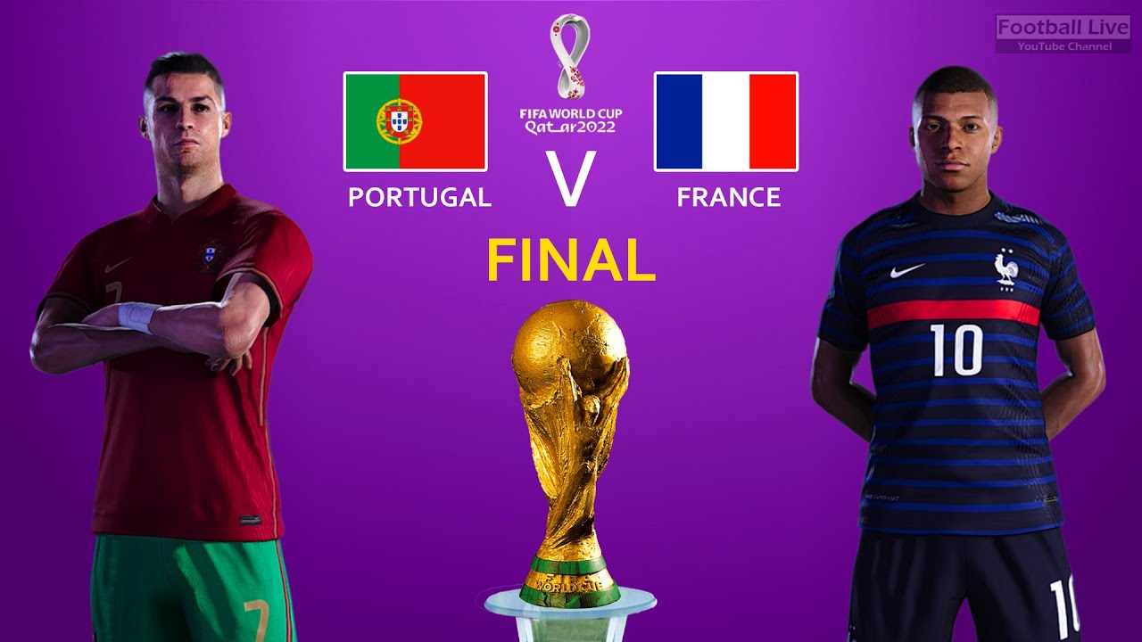 FIFA World Cup Final 2022 | Portugal Vs France | Mbappe Vs Ronaldo | Free Kick Goal | eFootball PES