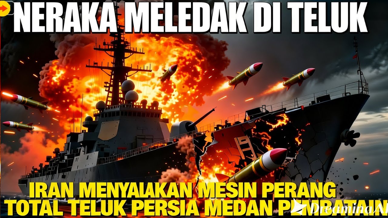 CUITAN BERDARAH TRUMP ❗️BUAT ARMADA KELIMA AS HANCUR‼️IRAN BALAS DENGAN BRUTAL TANPA AMPUN‼️