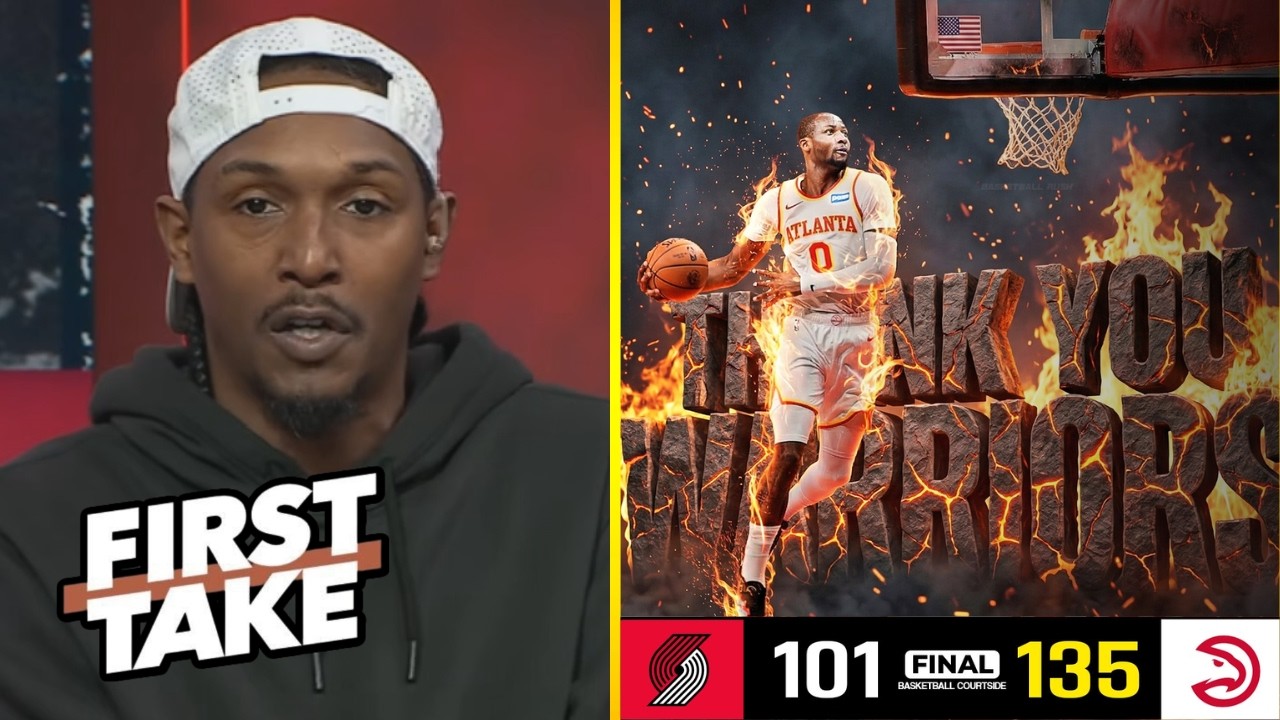 Jonathan Kuminga is the future in Atlanta! - Lou Williams on Hawks DESTROYING Trail Blazers 135-101